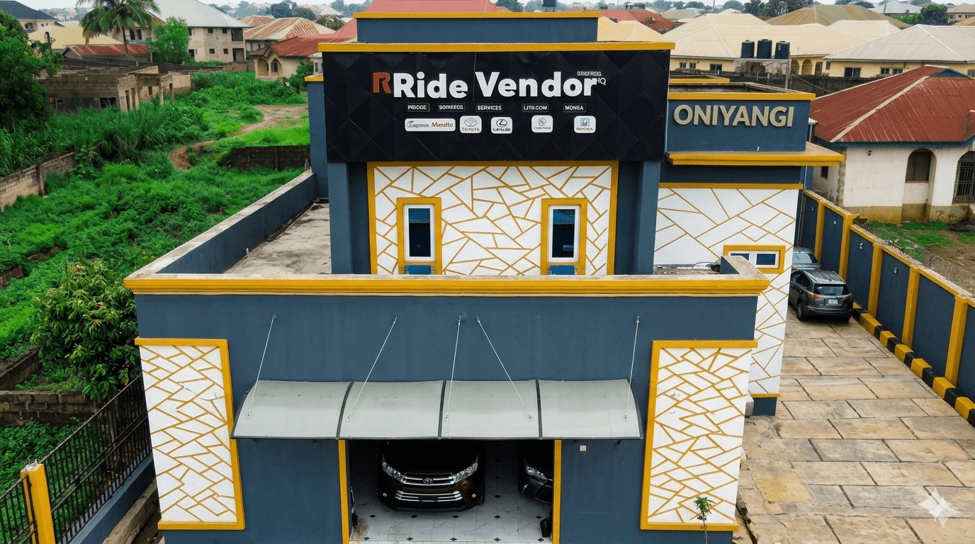 Aerial view of the Ride Vendor headquarters in Ilorin