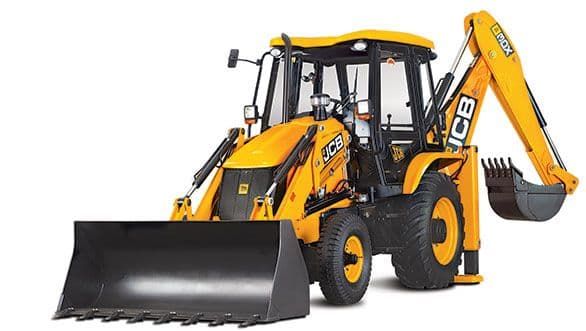 Backhoe rental for construction project support