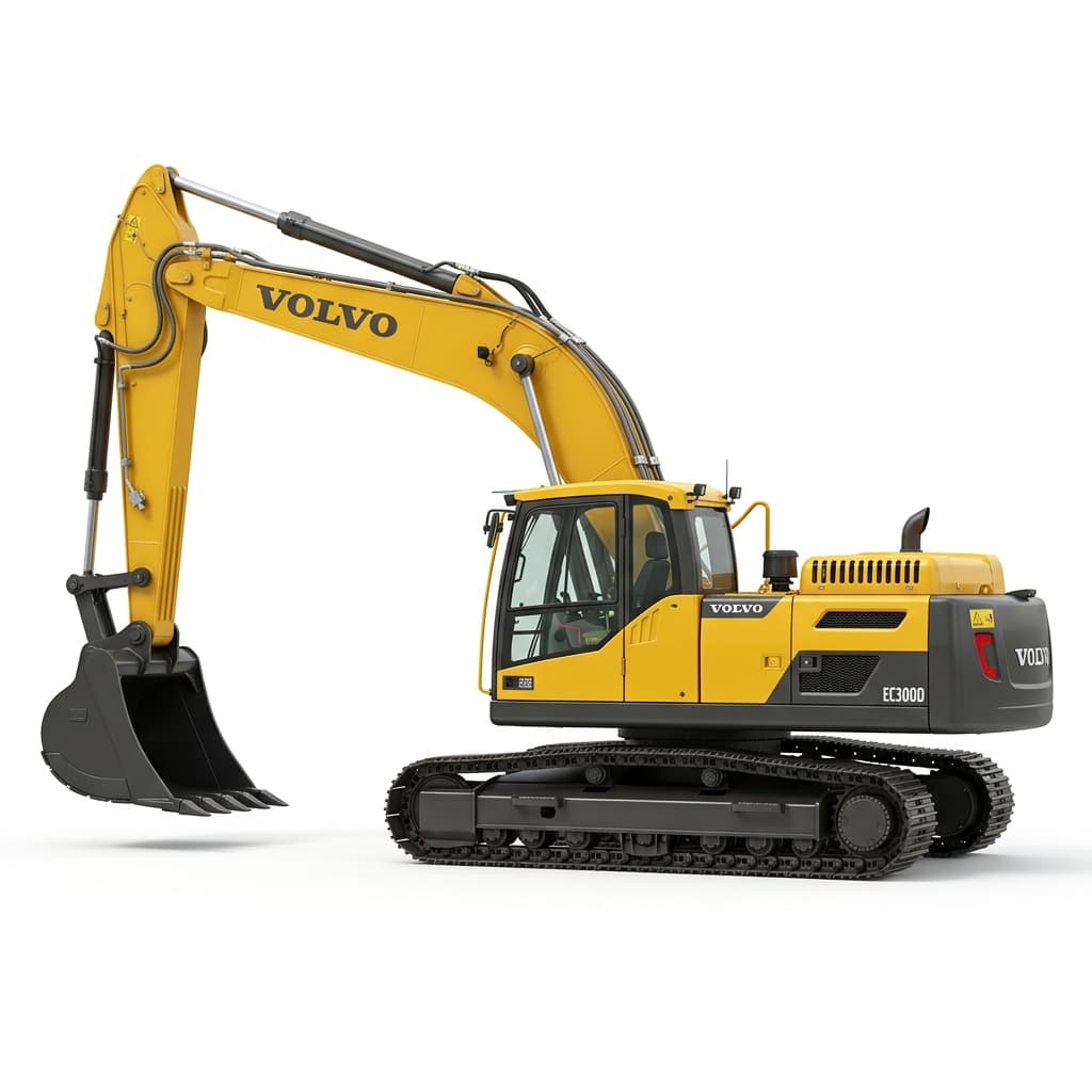 Excavators rental for construction project support