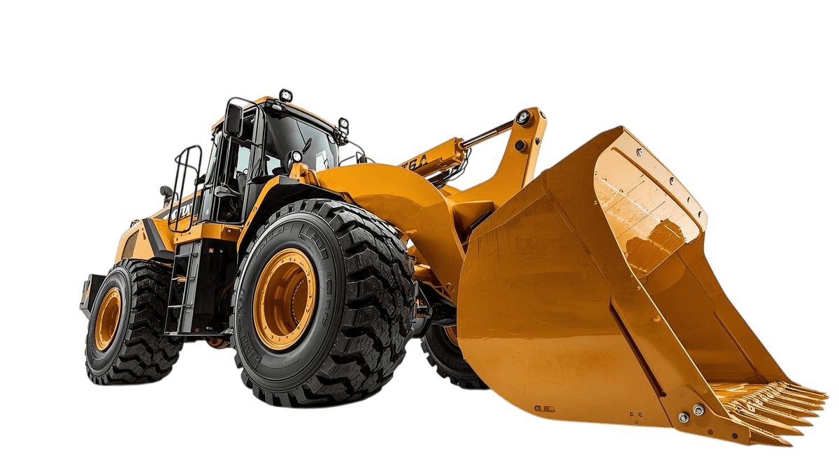Payloaders rental for construction project support