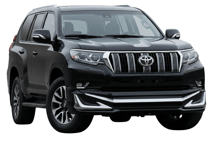 Black Toyota Land Cruiser Prado