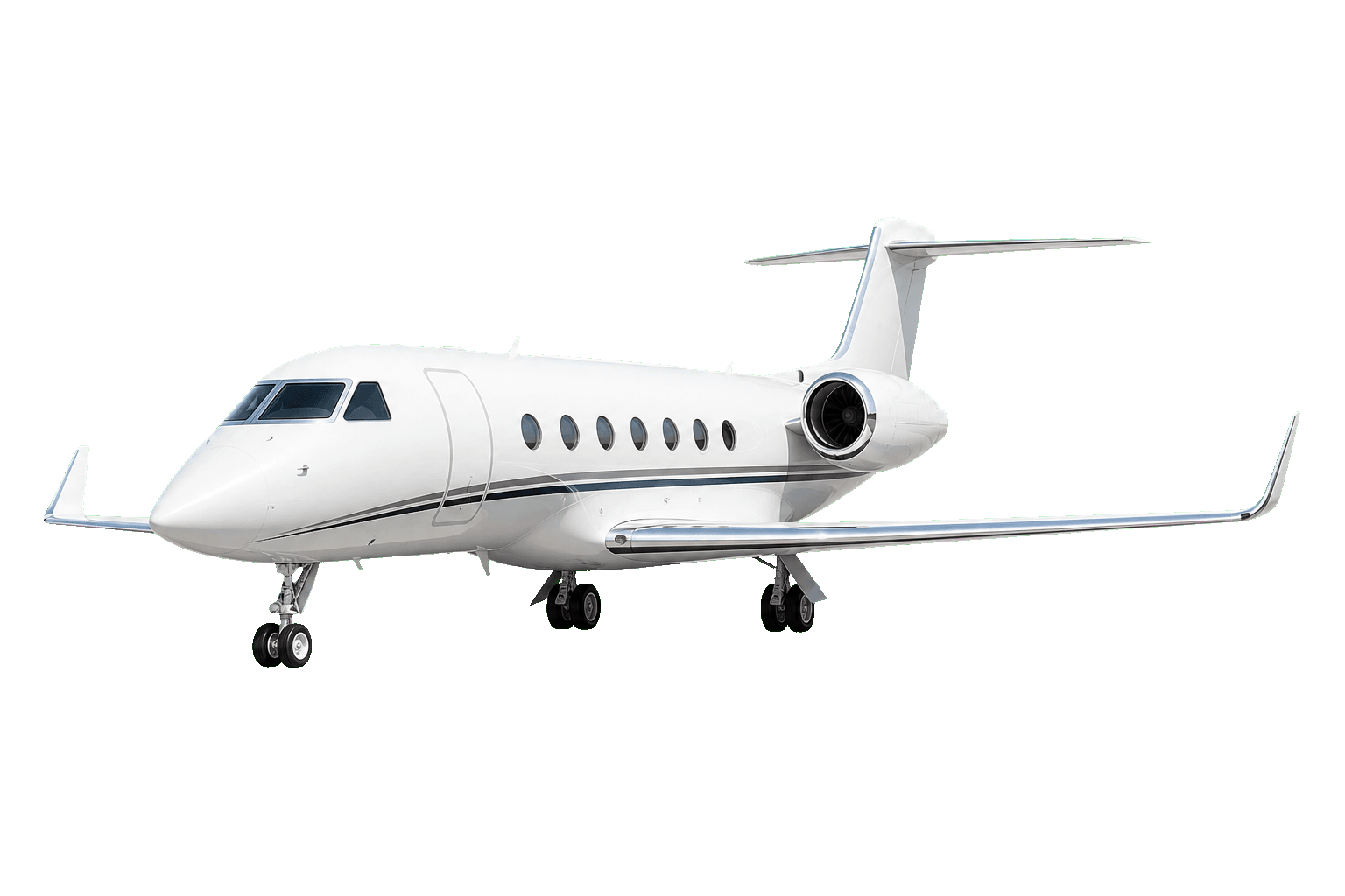 Private jet charter above the clouds in Nigeria