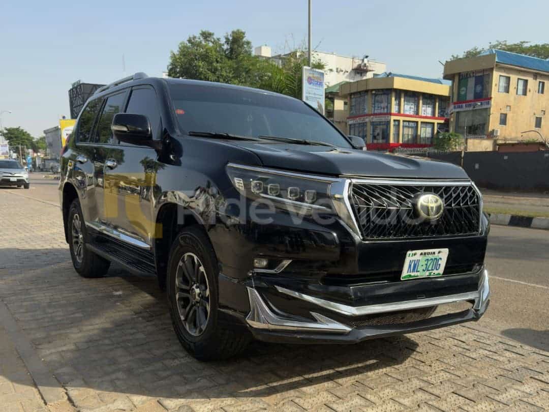 2020 Toyota Prado TXL available for chauffeur-driven car hire in Nigeria