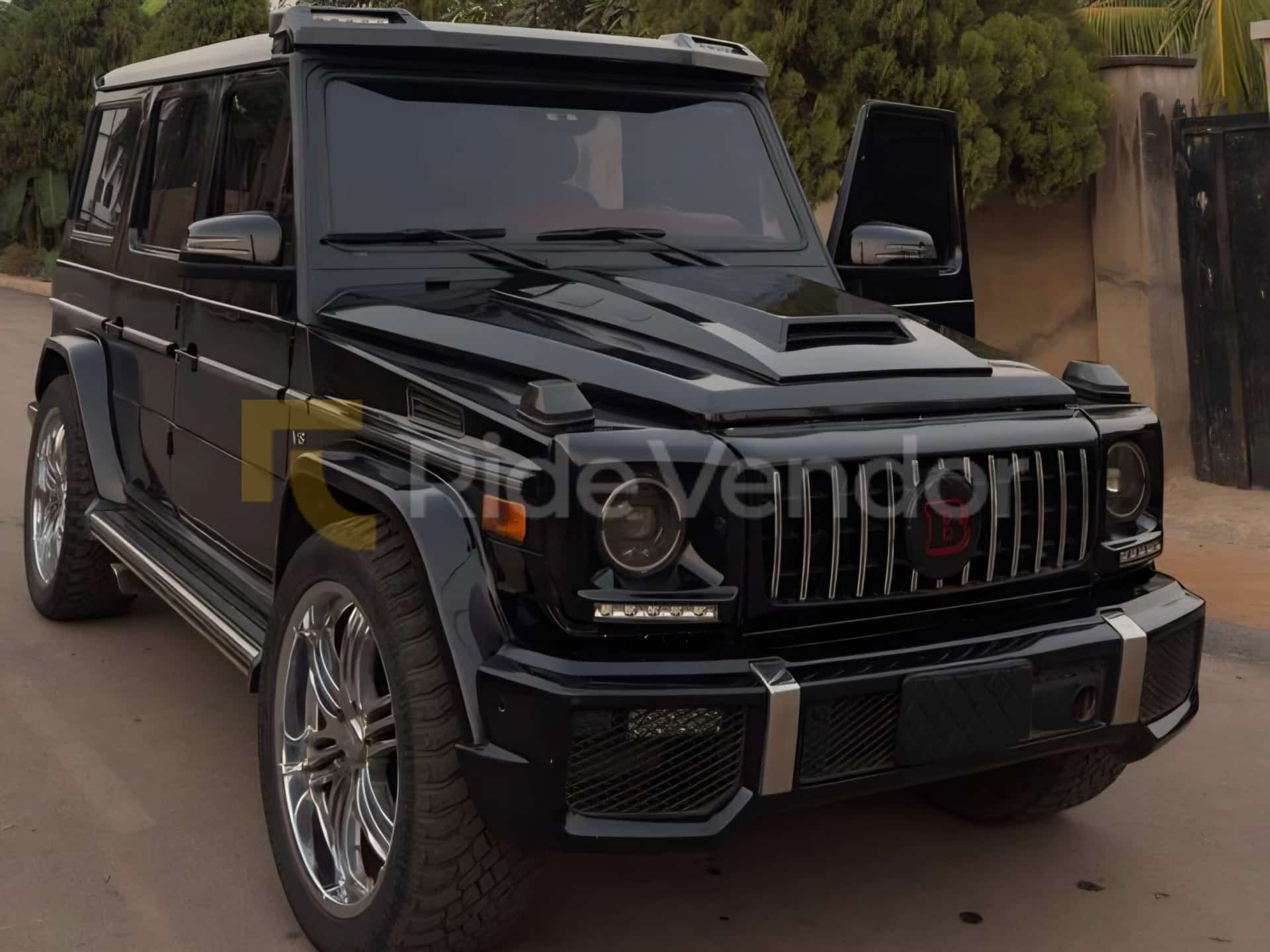 2022 Mercedes-Benz G63 available for chauffeur-driven car hire in Nigeria