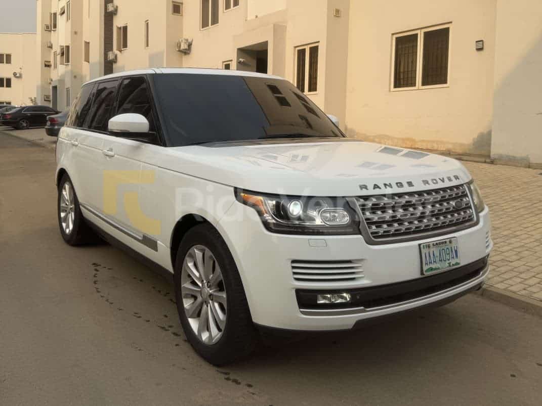 2019 Range Rover Autobiography available for chauffeur-driven car hire in Nigeria