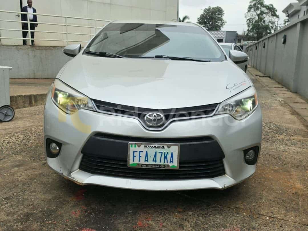 2016 Toyota Corolla LE available for chauffeur-driven car hire in Nigeria