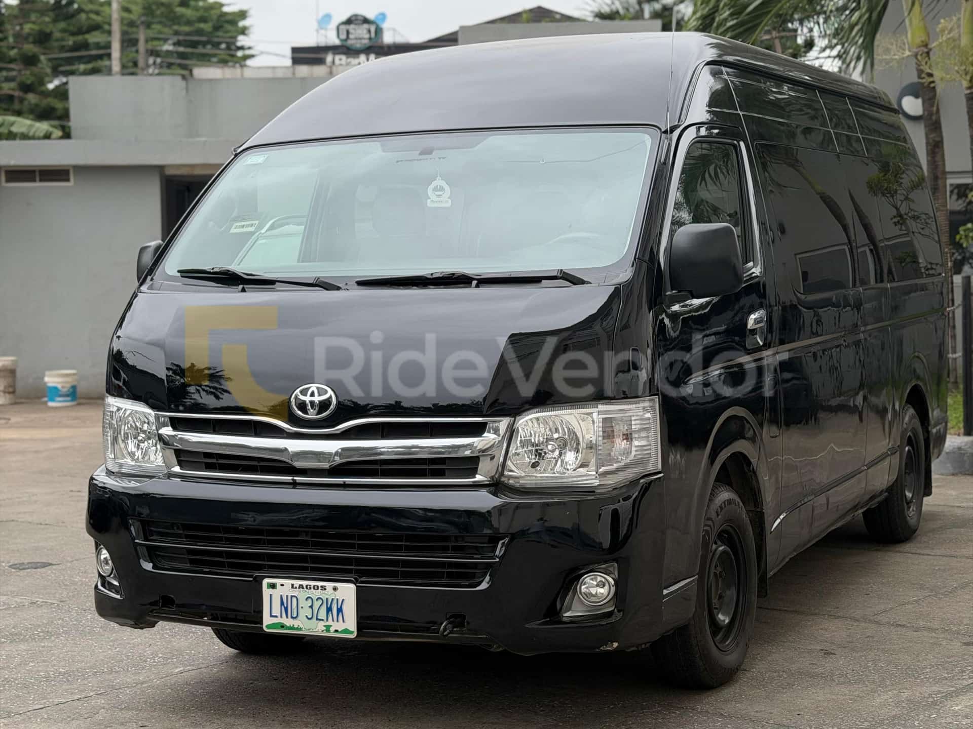 Toyota Hiace High Roof available for chauffeur-driven car hire in Nigeria