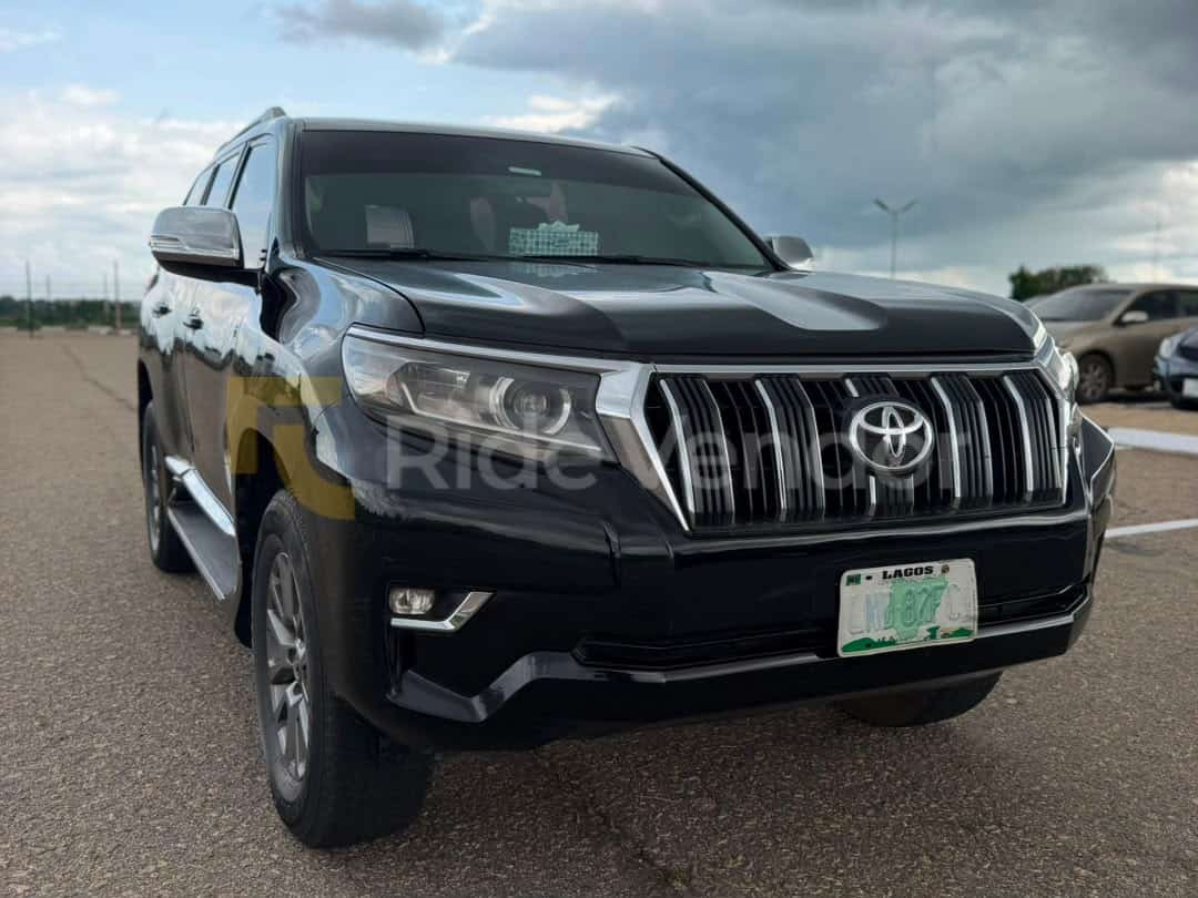 2022 Toyota Prado TXL available for chauffeur-driven car hire in Nigeria
